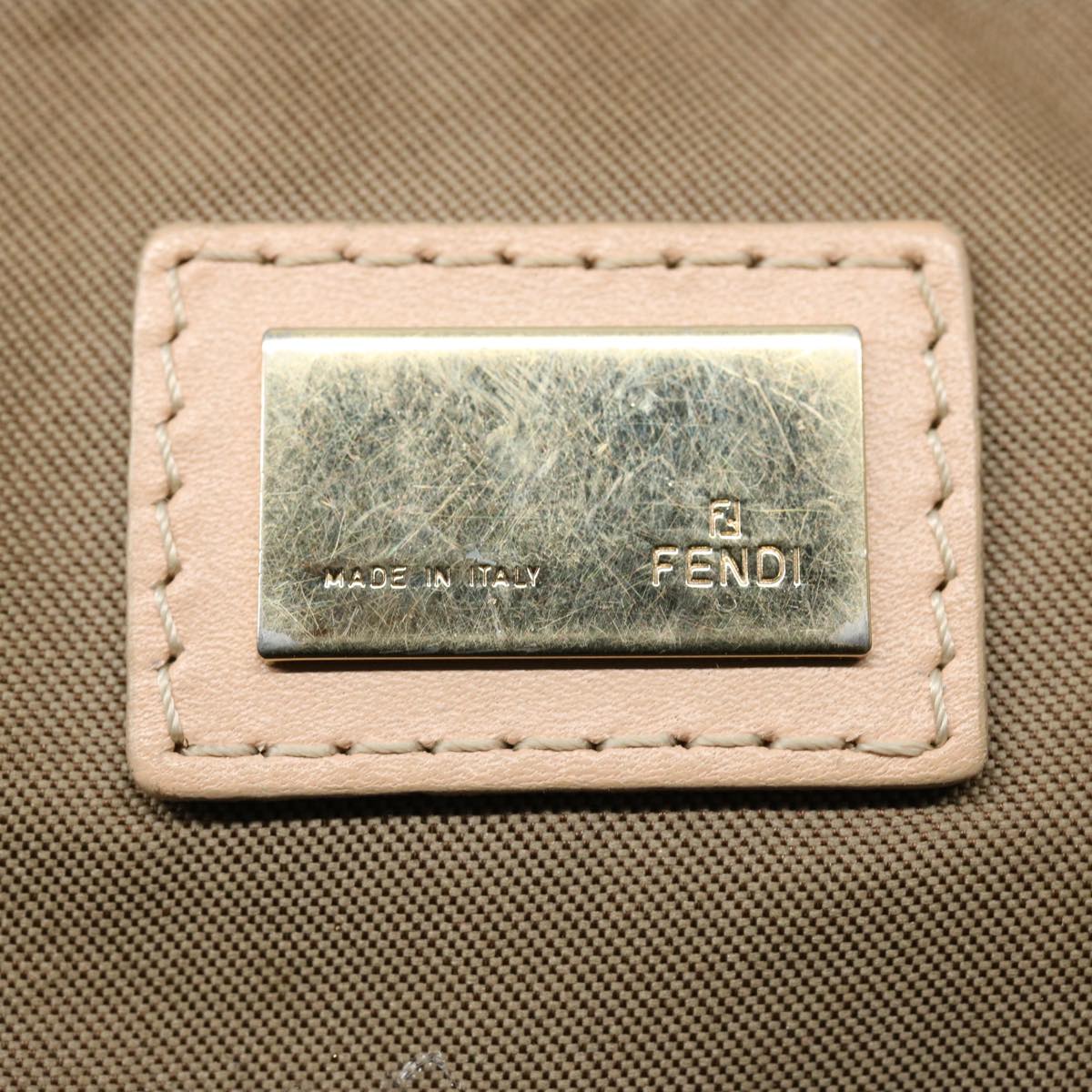 FENDI Zucchino Canvas Hand Bag Pinkac2517