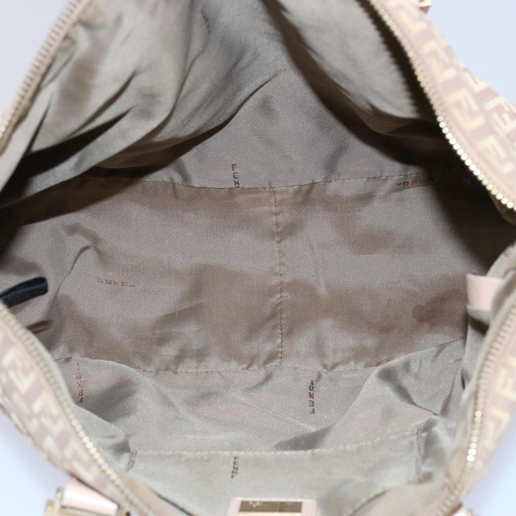 FENDI Zucchino Canvas Hand Bag Pinkac2517