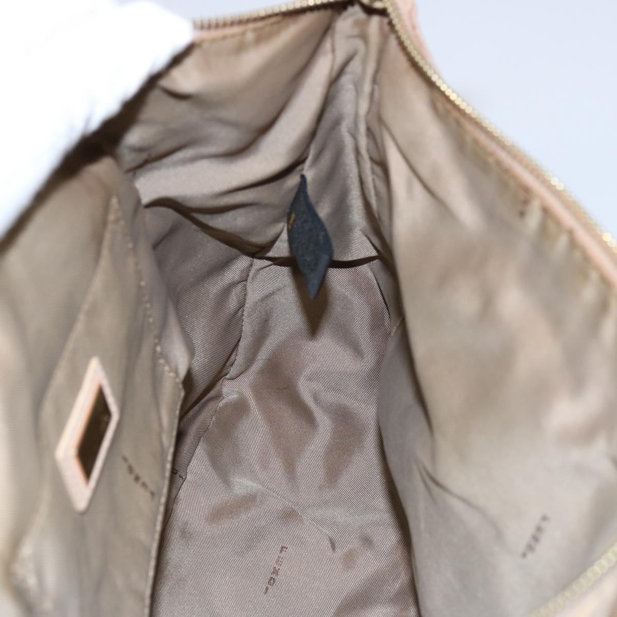 FENDI Zucchino Canvas Hand Bag Pinkac2517