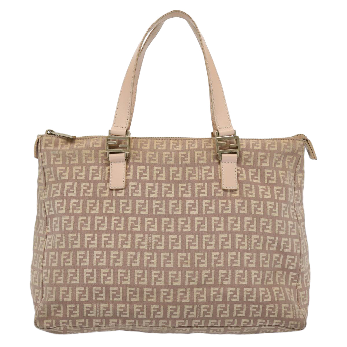 FENDI Zucchino Canvas Hand Bag Pinkac2517
