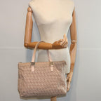 FENDI Zucchino Canvas Hand Bag Pinkac2517