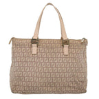 FENDI Zucchino Canvas Hand Bag Pinkac2517
