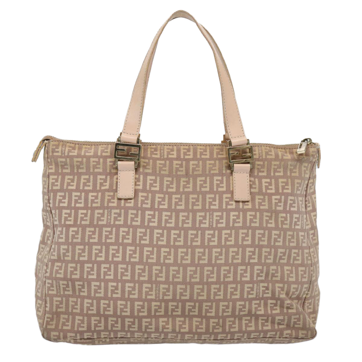 FENDI Zucchino Canvas Hand Bag Pinkac2517