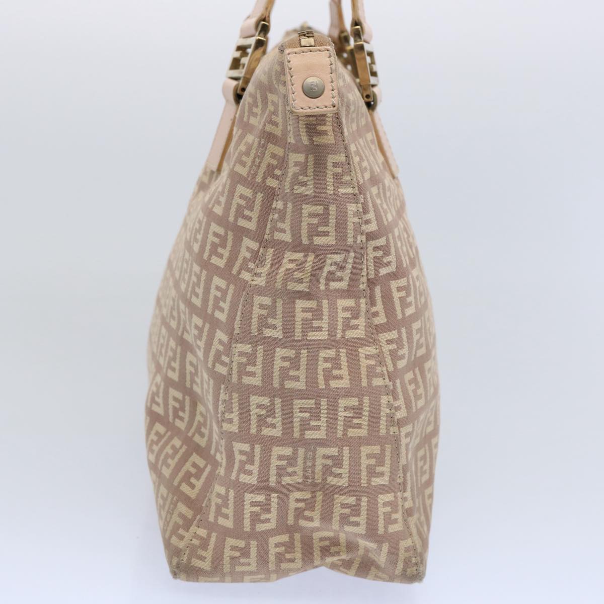 FENDI Zucchino Canvas Hand Bag Pinkac2517