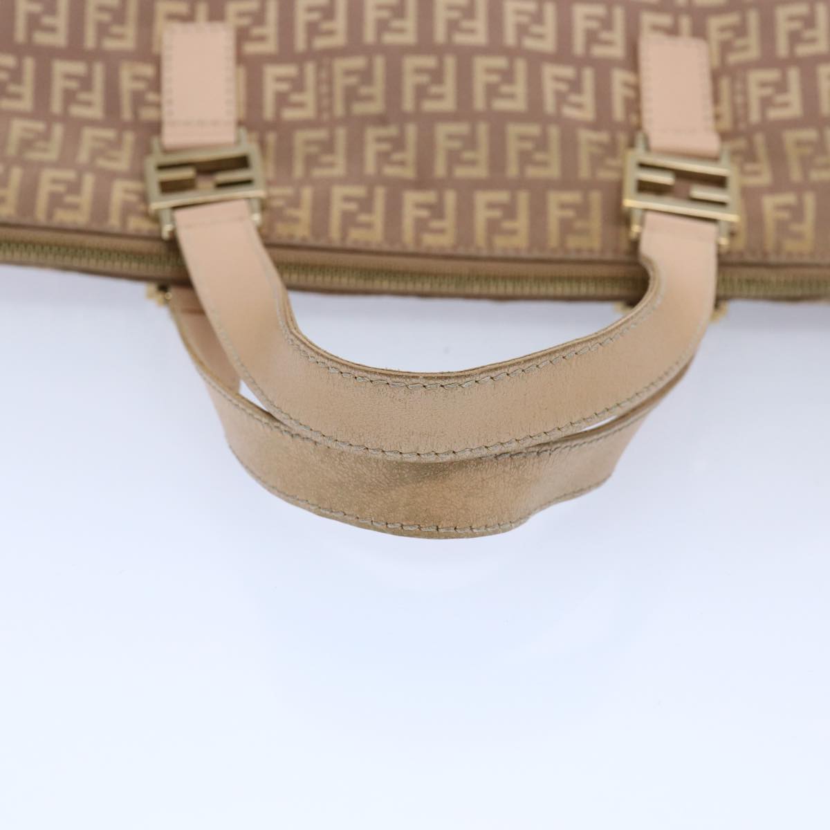 FENDI Zucchino Canvas Hand Bag Pinkac2517