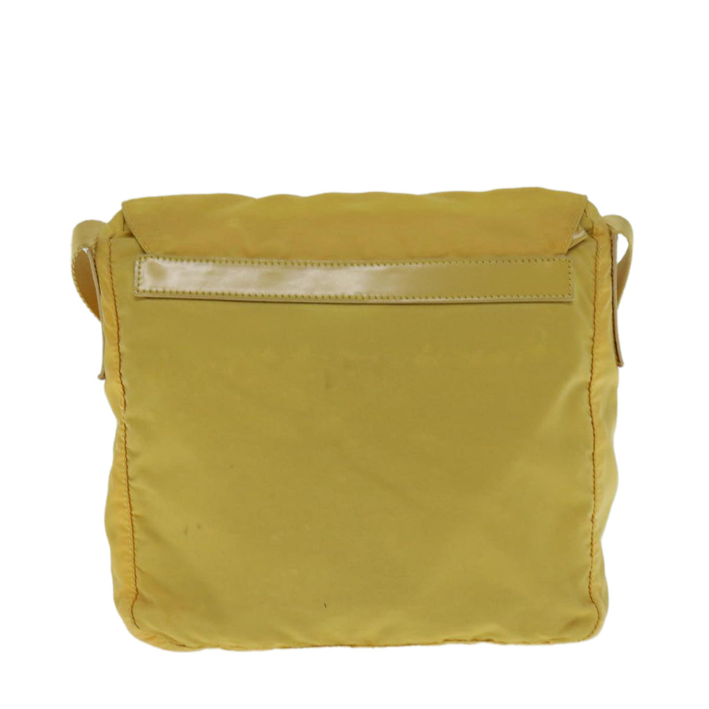 PRADA Shoulder Bag Nylon Yellow  ac2531