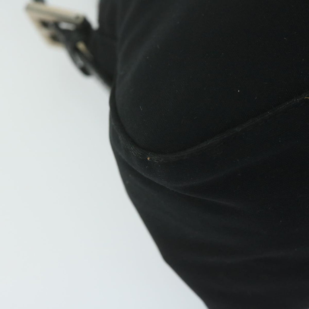 FENDI Mamma Baguette Shoulder Bag Nylon Blackac2541