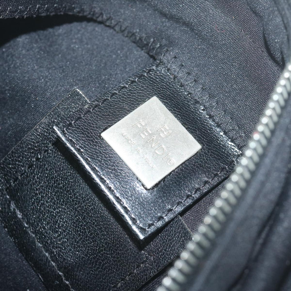 FENDI Mamma Baguette Shoulder Bag Nylon Blackac2541