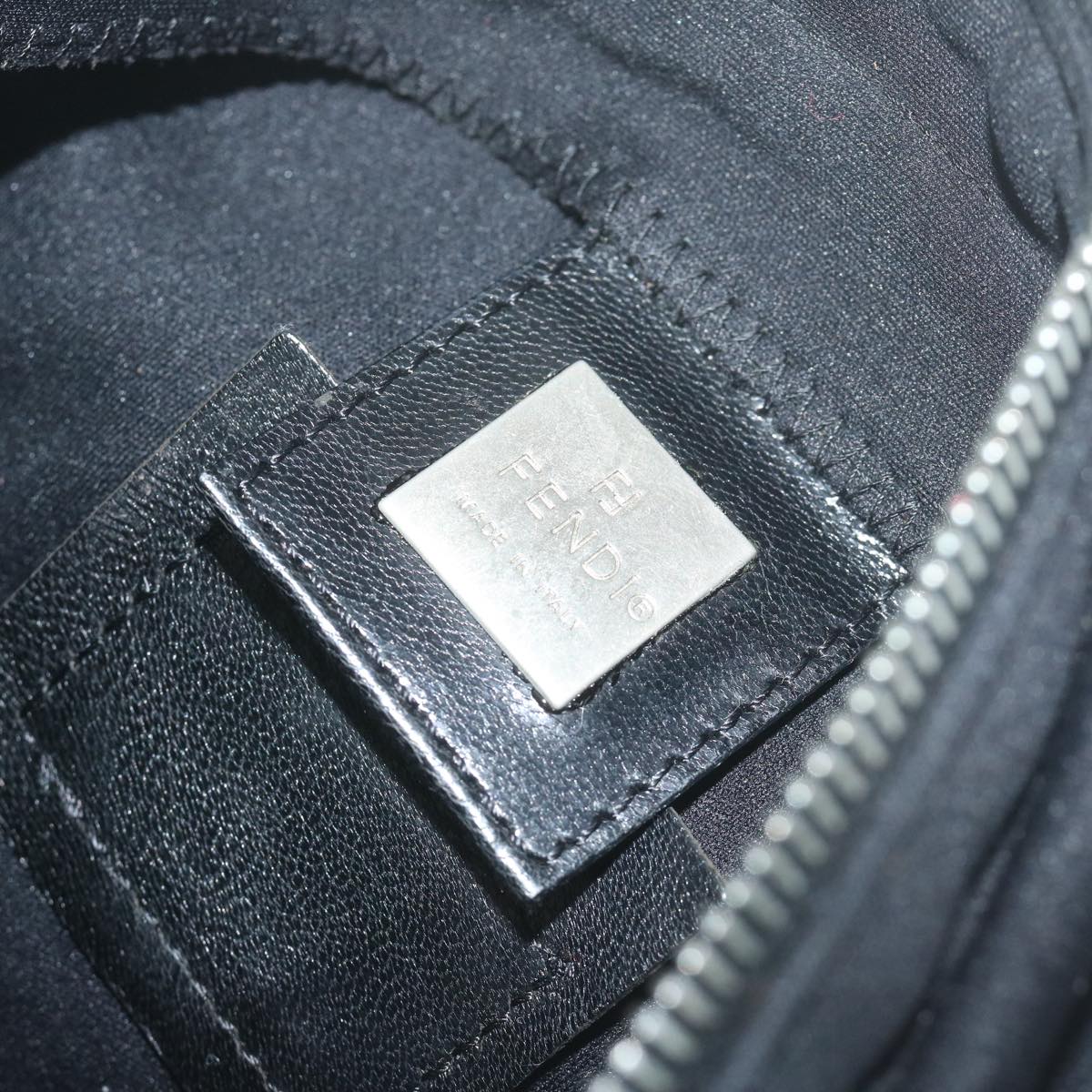 FENDI Mamma Baguette Shoulder Bag Nylon Blackac2541