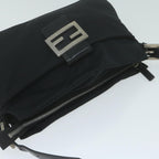 FENDI Mamma Baguette Shoulder Bag Nylon Blackac2541