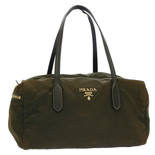 PRADA Shoulder Bag Nylon Khaki  ac2567