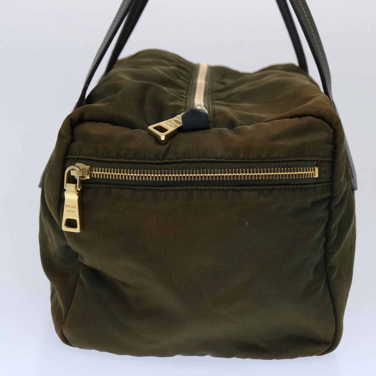 PRADA Shoulder Bag Nylon Khaki  ac2567