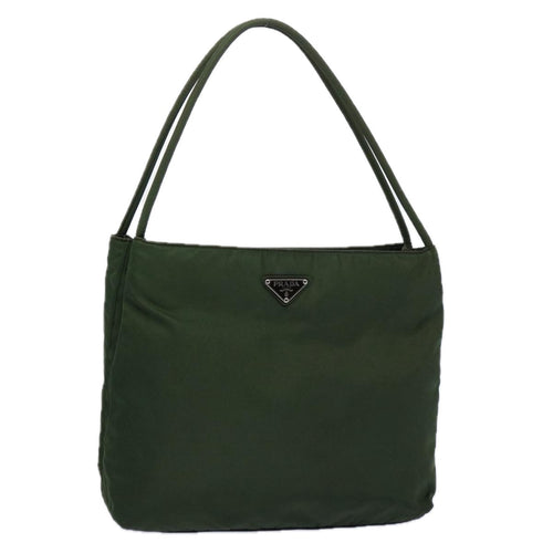 PRADA Shoulder Bag Nylon Khaki  ac2571
