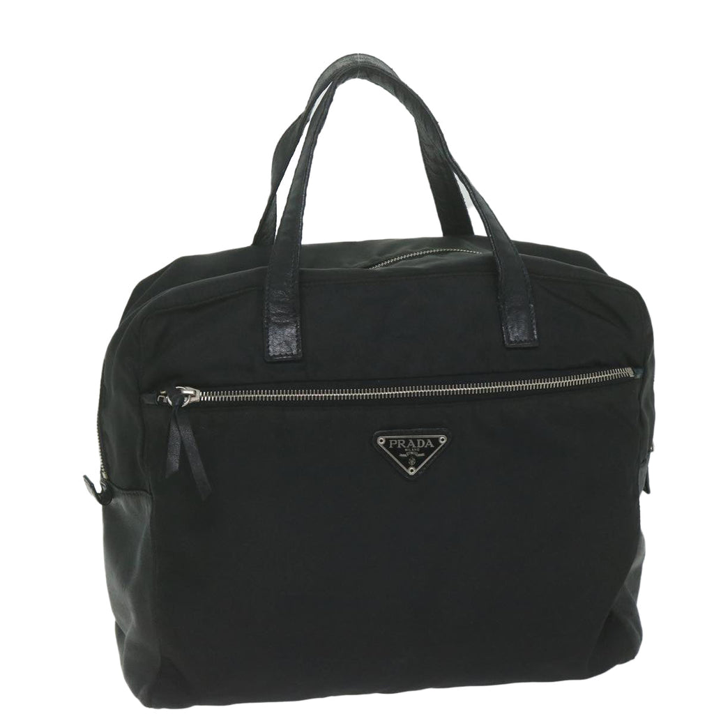 PRADA Hand Bag Nylon Black  ac2572