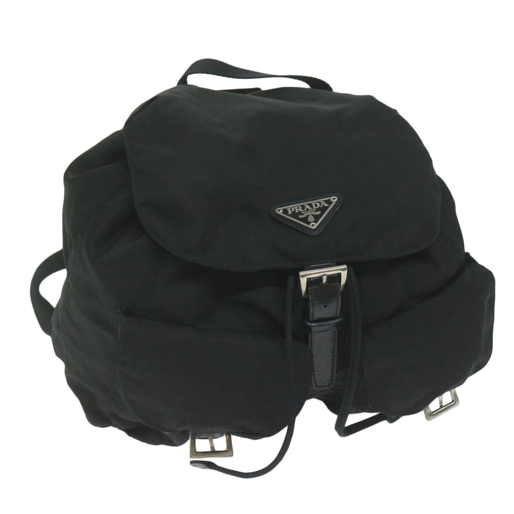PRADA Backpack Nylon Black  ac2573