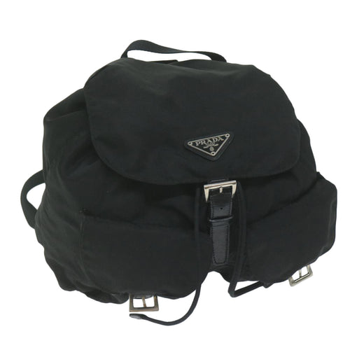 PRADA Backpack Nylon Black  ac2573
