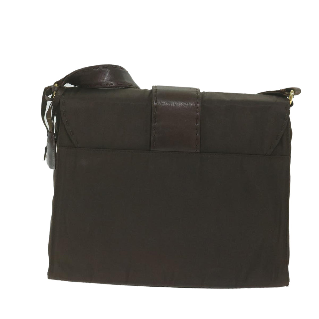 PRADA Shoulder Bag Nylon Brown  ac2574