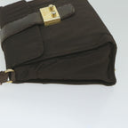 PRADA Shoulder Bag Nylon Brown  ac2574
