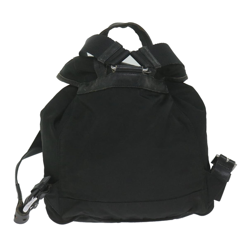 PRADA Backpack Nylon Black  ac2597