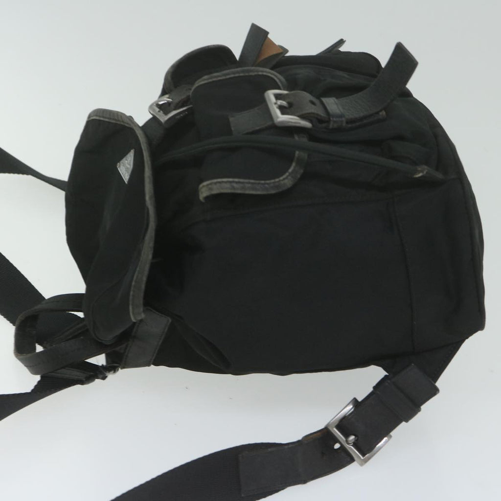 PRADA Backpack Nylon Black  ac2597