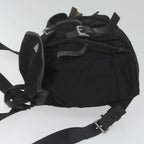 PRADA Backpack Nylon Black  ac2597