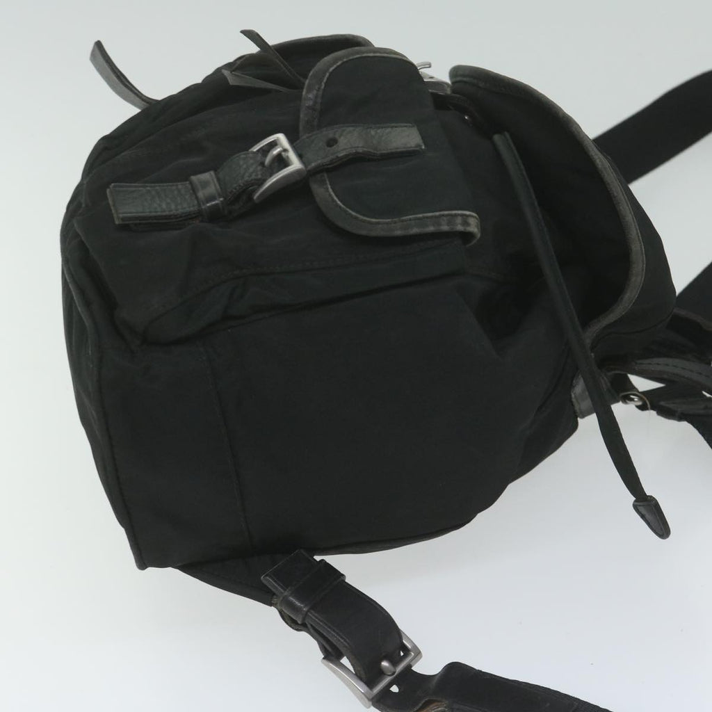 PRADA Backpack Nylon Black  ac2597