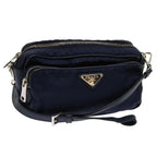 PRADA Shoulder Bag Nylon Navy  ac2599