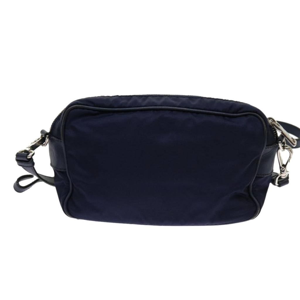 PRADA Shoulder Bag Nylon Navy  ac2599