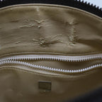 FENDI Zucca Canvas Hand Bag Black Brownac2608