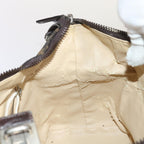 FENDI Zucca Canvas Hand Bag Black Brownac2608