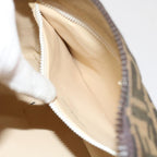 FENDI Zucca Canvas Hand Bag Black Brownac2608