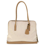 PRADA Shoulder Bag Nylon Beige  ac2654