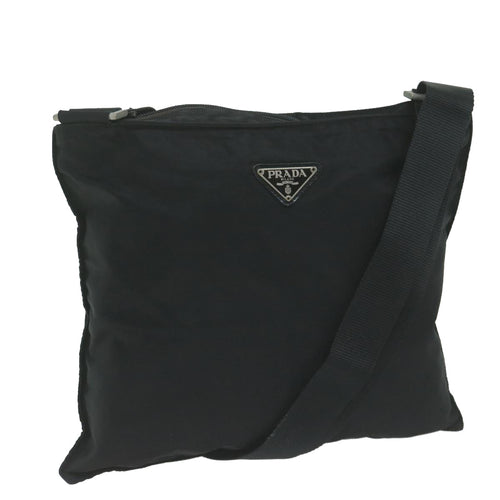 PRADA Shoulder Bag Nylon Black  ac2658