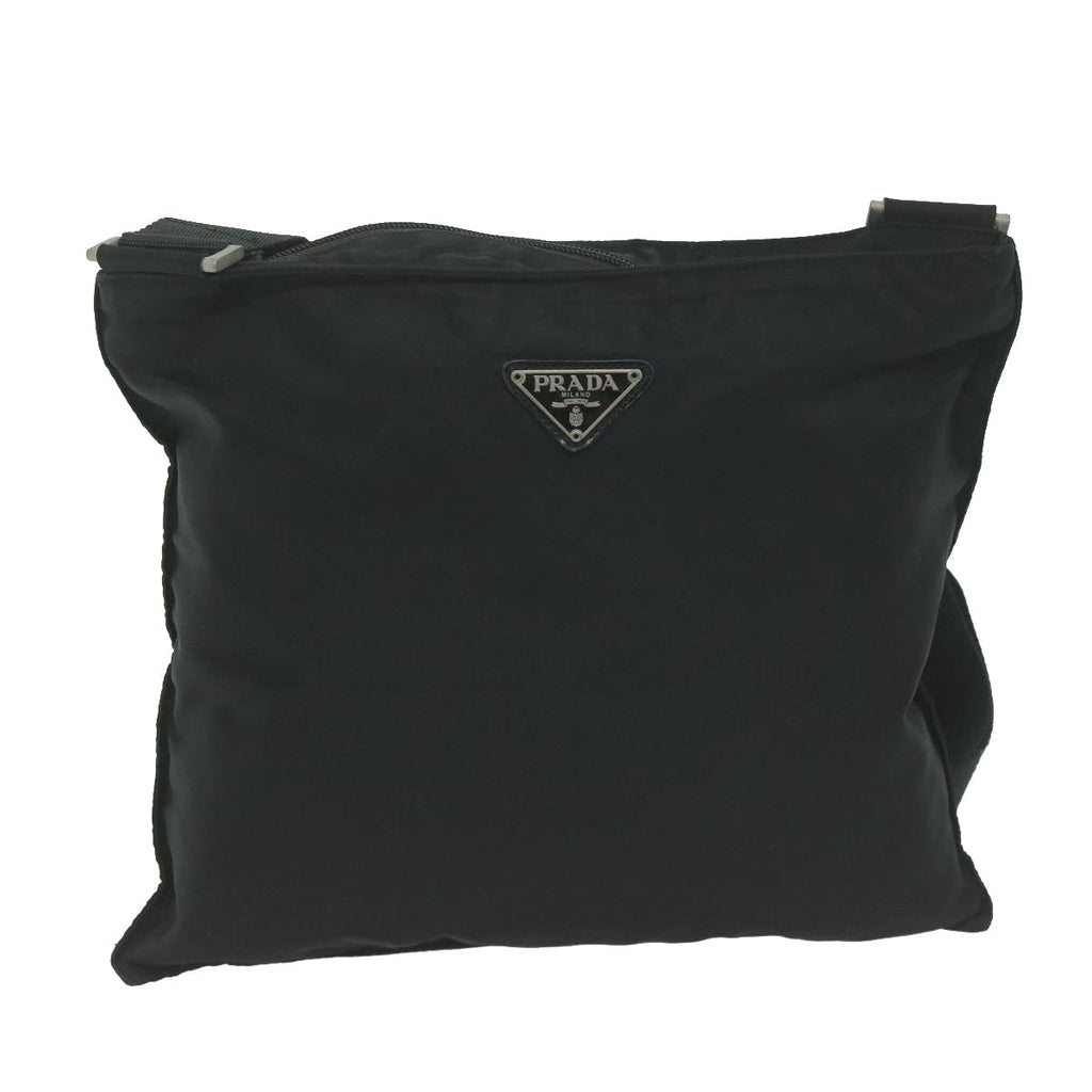 PRADA Shoulder Bag Nylon Black  ac2658