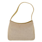 PRADA Shoulder Bag Canvas Beige  ac2659