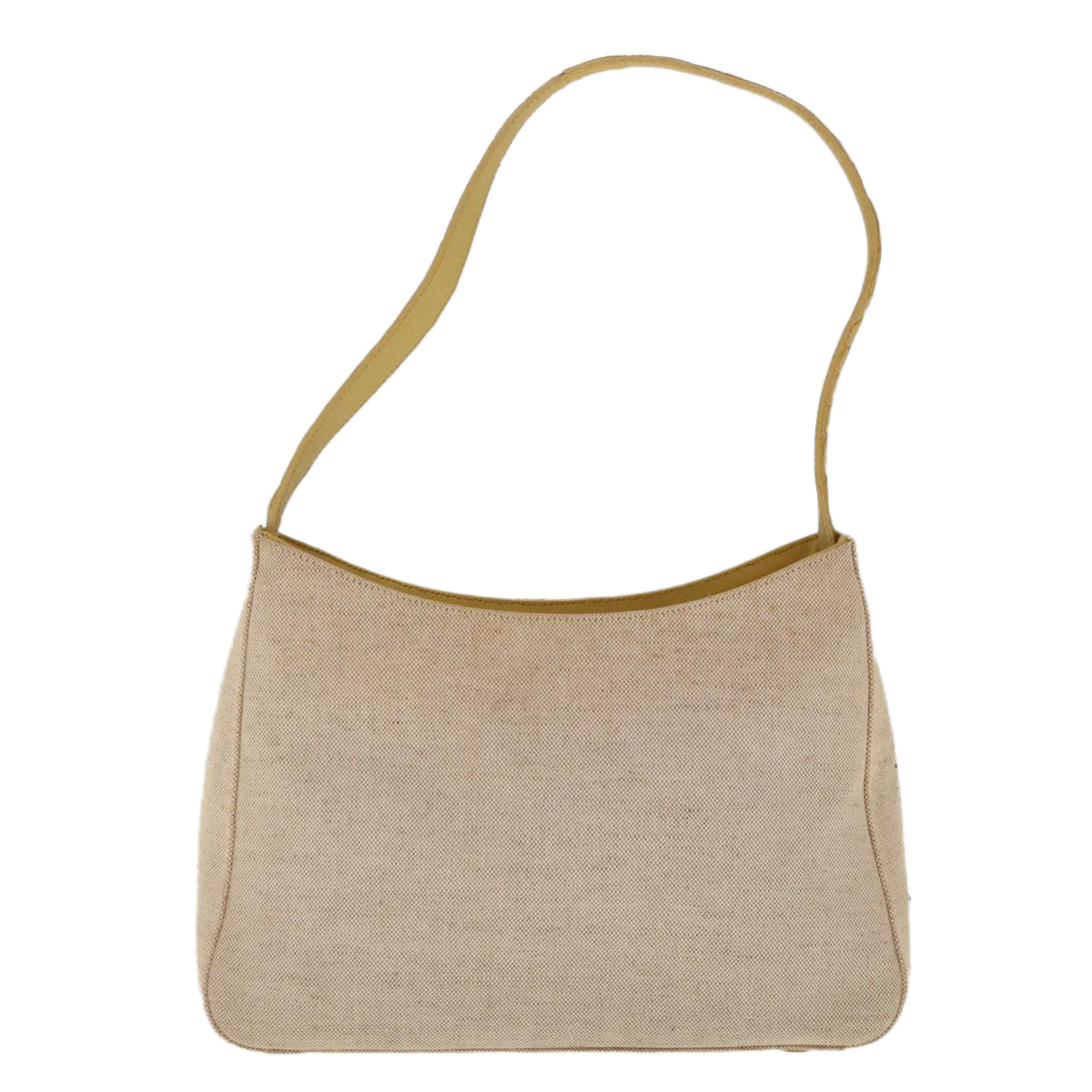 PRADA Shoulder Bag Canvas Beige  ac2659