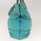 PRADA Hand Bag Nylon 2way Turquoise Blue  ac2661