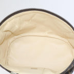 FENDI Zucca Canvas Vanity Cosmetic Pouch Brownac2711