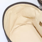 FENDI Zucca Canvas Vanity Cosmetic Pouch Brownac2711