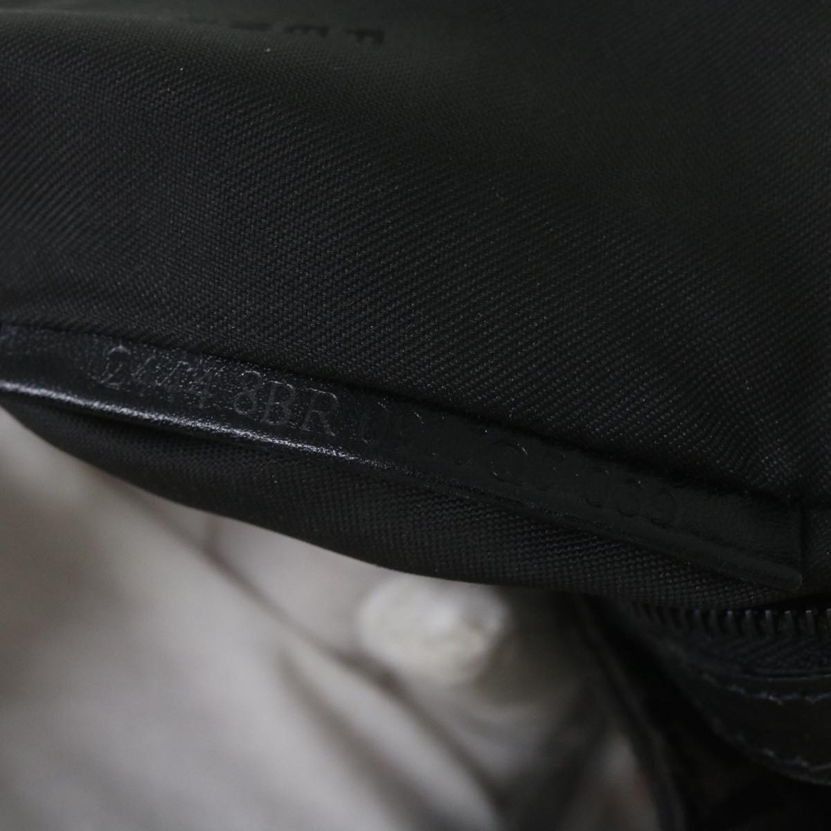FENDI Zucchino Canvas Shoulder Bag Brownac2712