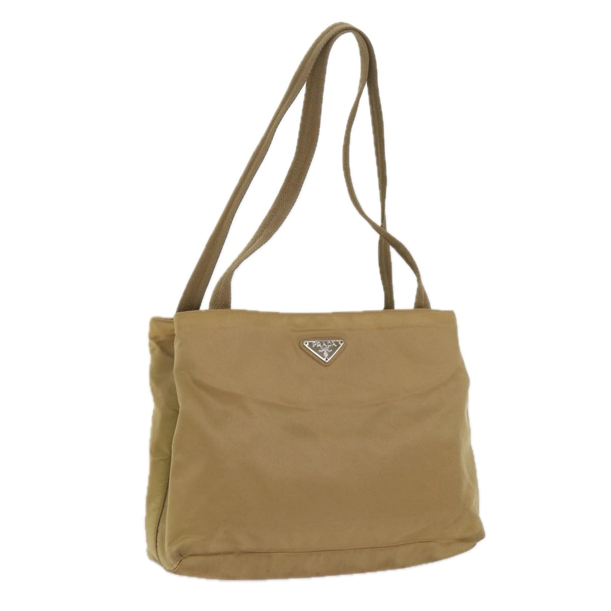 PRADA Shoulder Bag Nylon Beige  ac2724