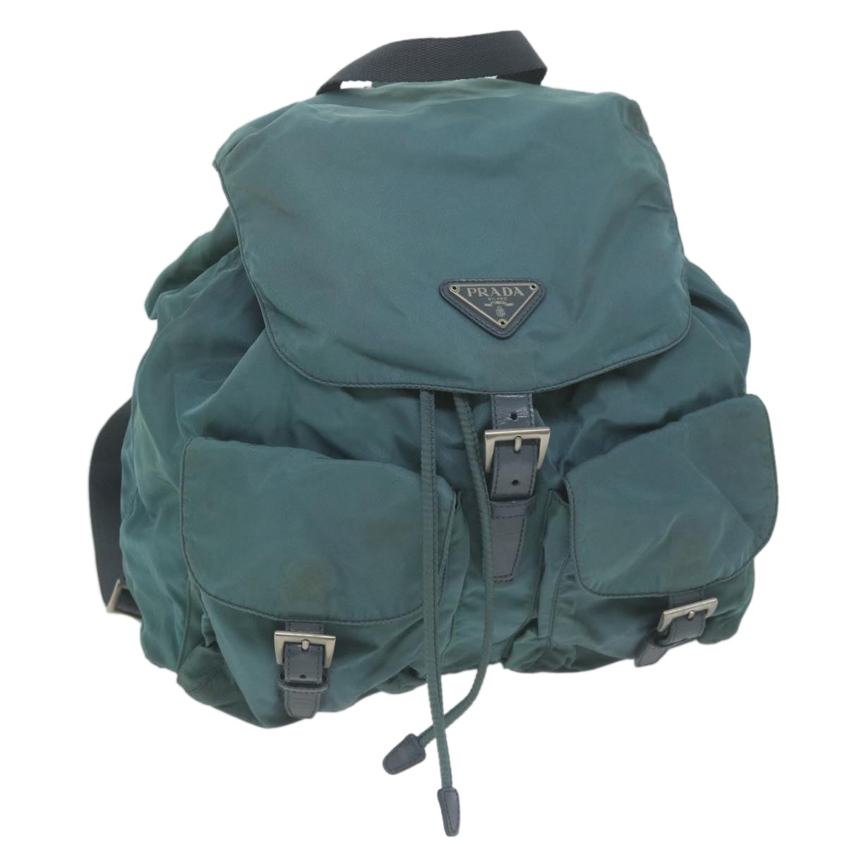 PRADA Backpack Nylon Blue  ac2725