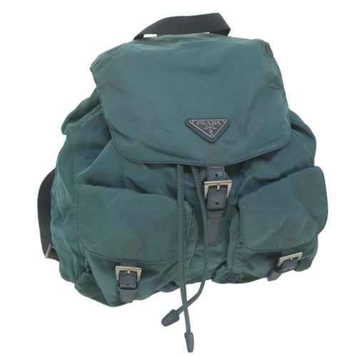 PRADA Backpack Nylon Blue  ac2725