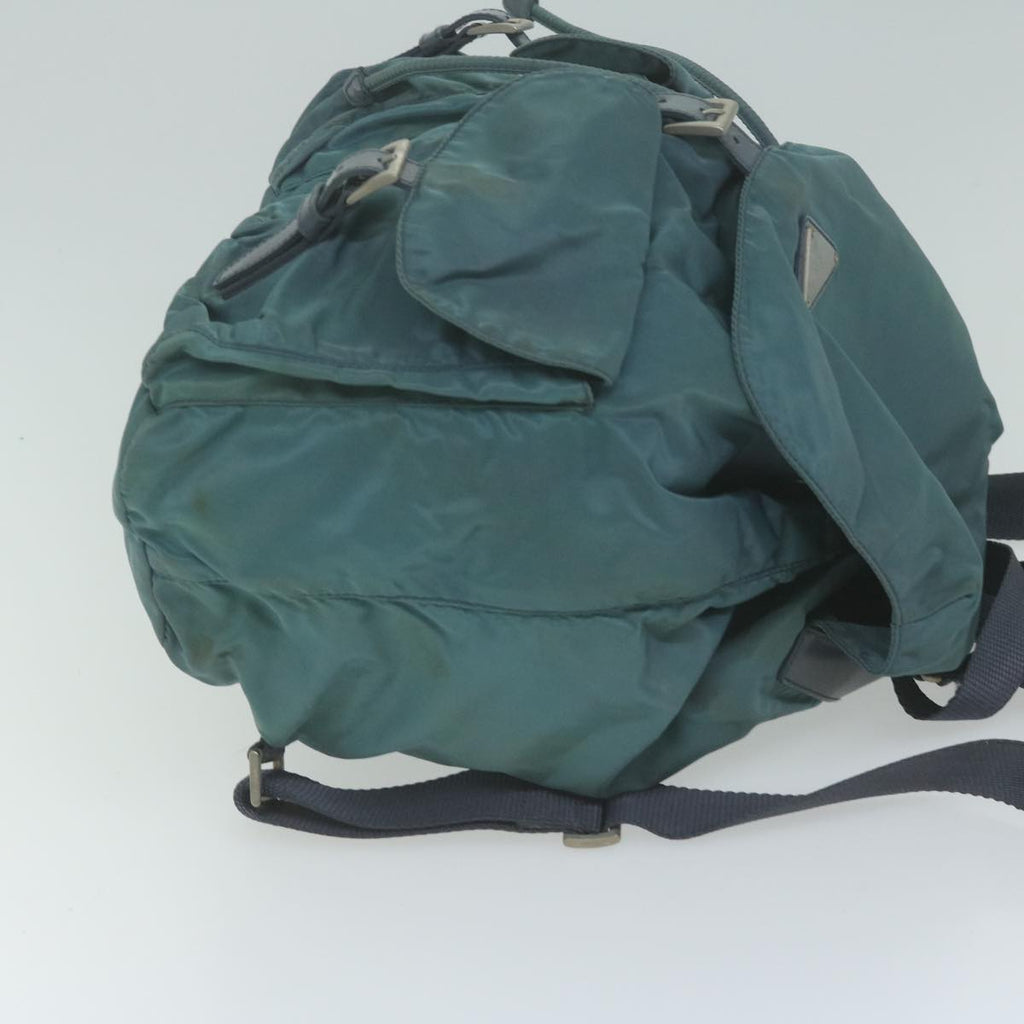 PRADA Backpack Nylon Blue  ac2725