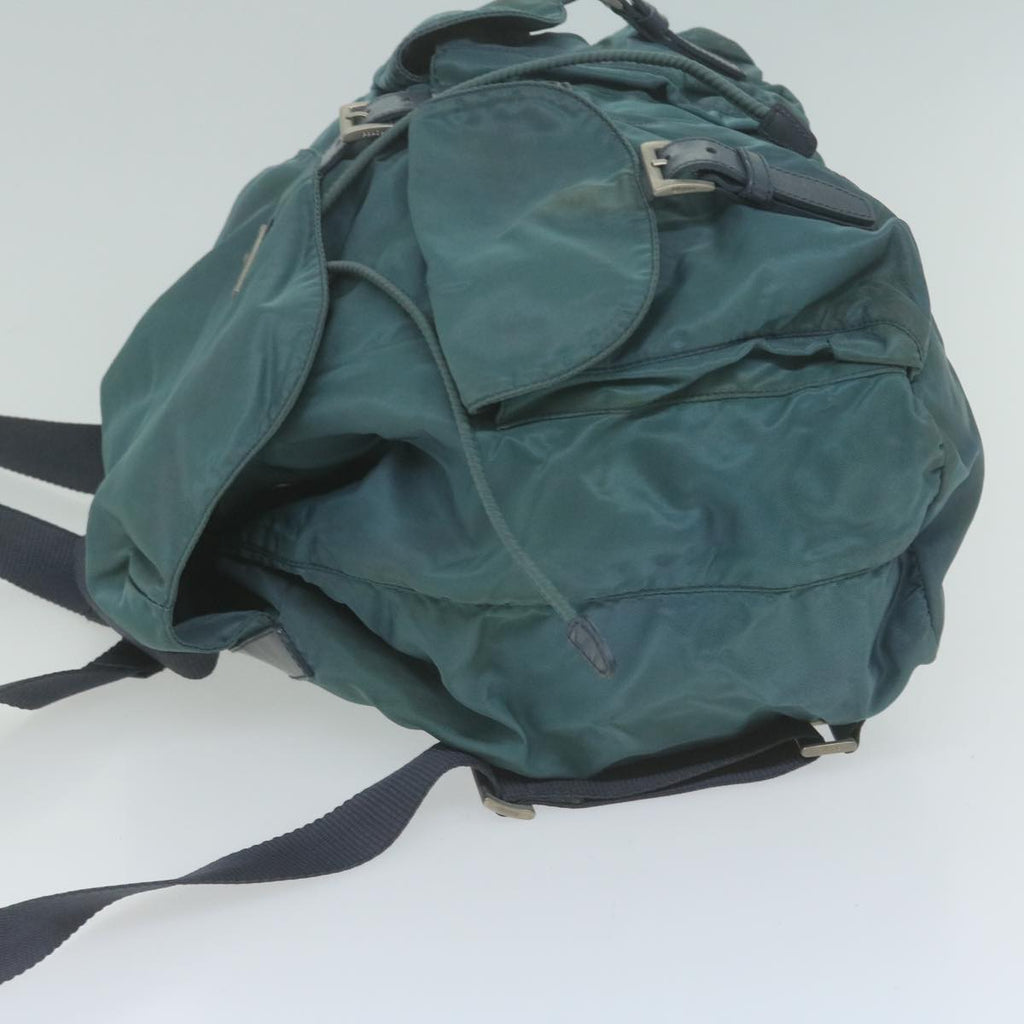 PRADA Backpack Nylon Blue  ac2725