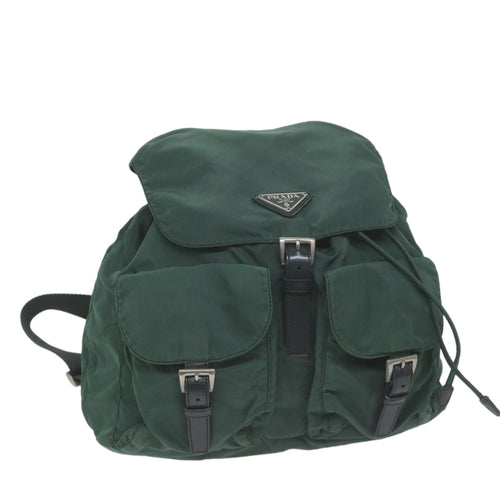 PRADA Backpack Nylon Green  ac2726