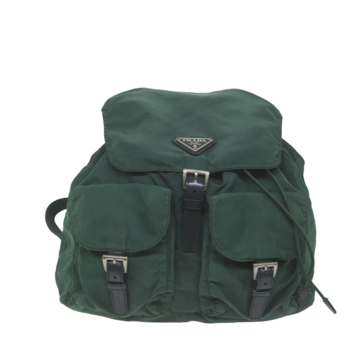 PRADA Backpack Nylon Green  ac2726