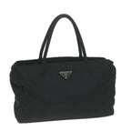 PRADA Hand Bag Nylon Black  ac2730