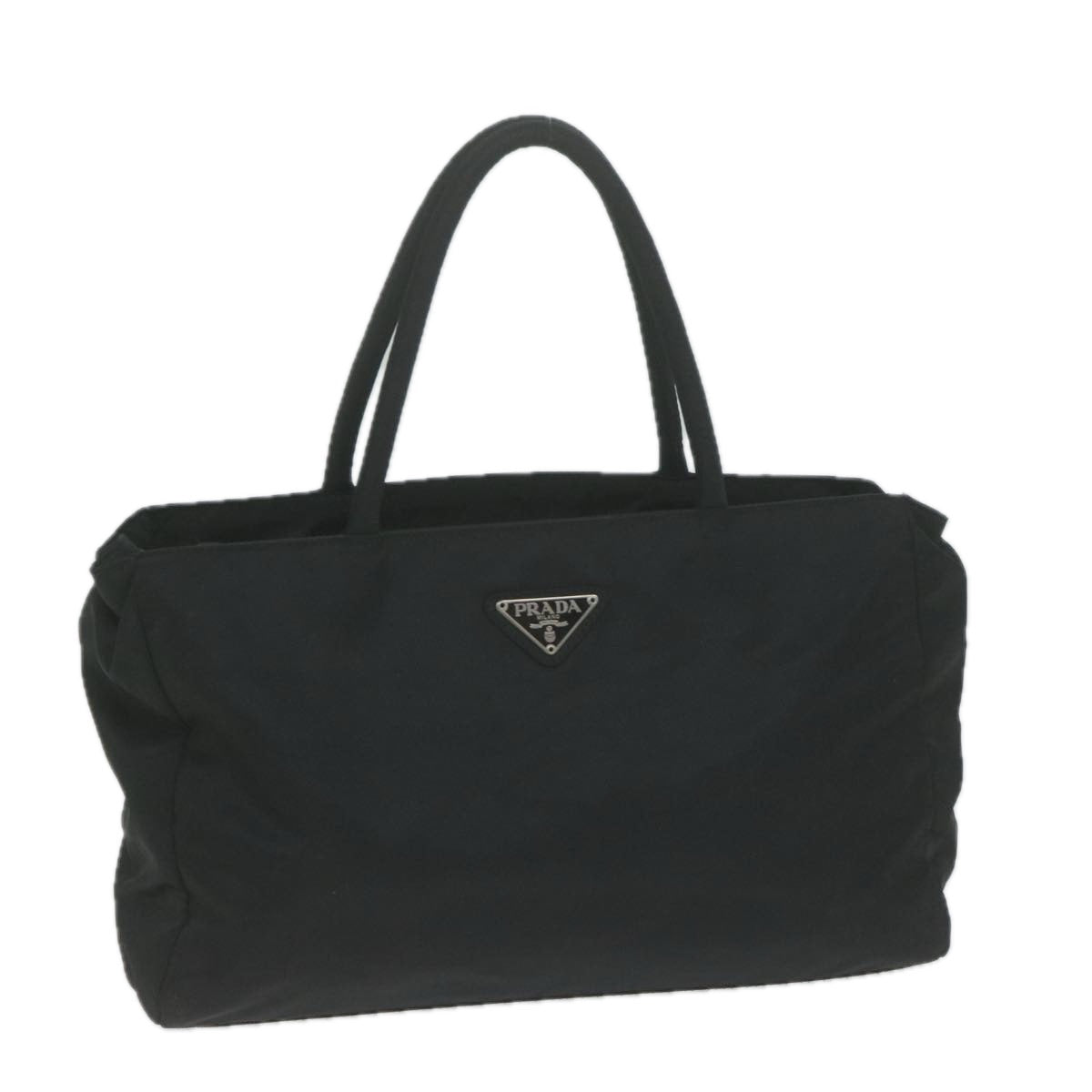 PRADA Hand Bag Nylon Black  ac2730