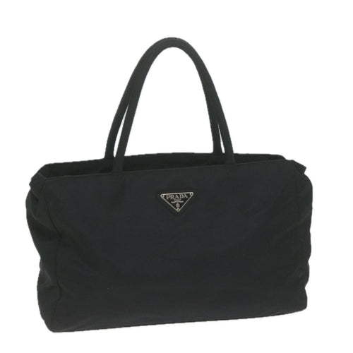 PRADA Hand Bag Nylon Black  ac2730